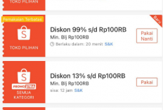 Klaim Kode Voucher Shopee 2.2 Februari 2026, Diskon Hingga 99 Persen. Begini Caranya