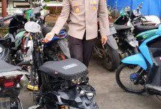 Motor  Berpelat Thailand Diamankan Satlantas Polres Kuningan