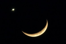 Bukan Bintang Biasa, Objek Terang di Dekat Bulan Sabit Tadi Malam Ternyata Planet Venus