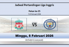 Klasemen Atas Memanas! Liverpool vs Manchester City, Jadwal Pertandingan, dan Liverpool Dominasi Head to Head