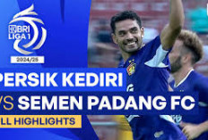 BRI SUPER LEAGUE: Hasil Persik Kediri vs Semen Padang Macan Putih Win 2-1