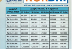 Simulasi Cicilan KUR BRI 2026 Terbaru, Pinjam Rp50–100 Juta Ternyata Segini Angsurannya!