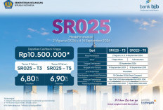 Investasi Mulai Rp1 Juta, bank bjb Tawarkan SR025 dengan Cashback Rp10,5 Juta