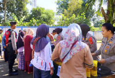 GPM Polres Kuningan, Beras dan Minyak Goreng Murah Diburu Warga