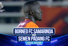BRI SUPER LEAGUE: Hasil Borneo FC vs Semen Padang Skor 3-0