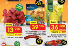 Promo Superindo Hari Ini 21 Januari 2026 Daging Sapi dan Minyak Goreng Murah Meriah