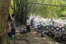 Warga Benda Kerep Swadaya Bangun Bronjong di Bantaran Kali Benda