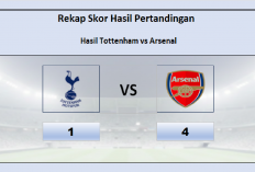 Hasil Tottenham vs Arsenal 1-4, Puncak Klasemen Dominasi Kandang Spurs