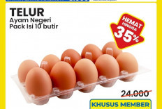 Promo Indomaret Khusus Member Hari Ini: Telur Ayam 10s Cuma Rp 14.900 Periode 1–7 Oktober 2026!