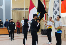 Bidik Tiket Popda Jabar, Kontingen Popwilda Kabupaten Cirebon Resmi Dilepas