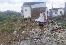Puluhan Rumah di Komplek Drosia Retak, Warga Khawatir Longsor