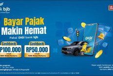 Cashback Hingga Rp100 Ribu, bank bjb Ajak Nasabah Bayar Pajak Lewat DIGI
