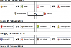 Jadwal Pertandingan Liga 1 Pekan ke-21: Borneo FC vs Persib Bandung Diundur!