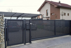 Inspirasi Desain Pagar Rumah dengan Kombinasi Besi Hollow dan Batu Alam, Tampil Modern dan Kokoh!