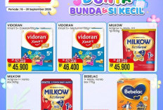 Promo Alfamart Susu Anak 16-30 September 2026: Susu Vidoran Rp10.900 & SGM Rp37.600!