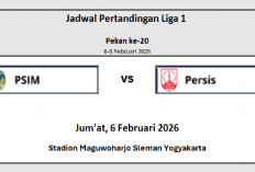 Laga Gengsi Derby Mataram Liga 1, PSIM vs Persis Solo, Jadwal Pertandingan, Klasemen, dan Head to Head
