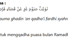 Bacaan Niat Dan Doa Berbuka Puasa Qadha Lengkap Arab, Latin dan Terjemahan.