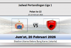 Jadwal Persija Jakarta vs PSM Makassar & Head to Head, Bisakah Persija Balas Dendam Atas 2-0 Pada Pekan ke-6?