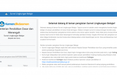 Cara Mengisi Survei Lingkungan Belajar 2026 Lengkap dari Login Hingga Simpan
