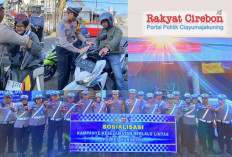 Operasi Keselamatan di Kuningan, Petugas Bagikan Helm dan Amankan 33 Knalpot Brong