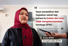 Sophi Tegaskan Komentar Nana Bukan Sikap Resmi DPRD