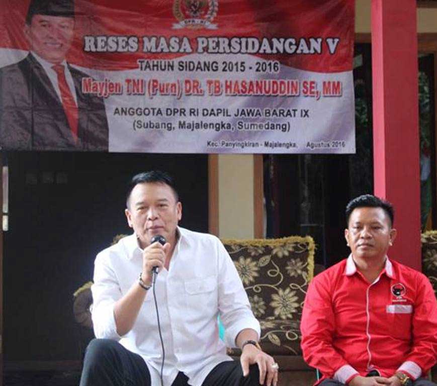 TB Hasanudin Klaim Didukung Mayoritas Warga Majalengka
