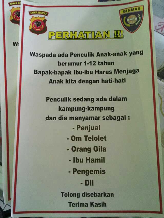 Awasi Orang Asing Sebelum Menculik Anak Kita