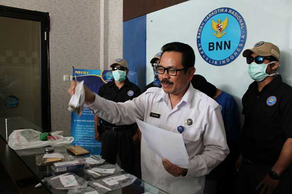 BNN Kuningan Ciduk Pengedar Ganja