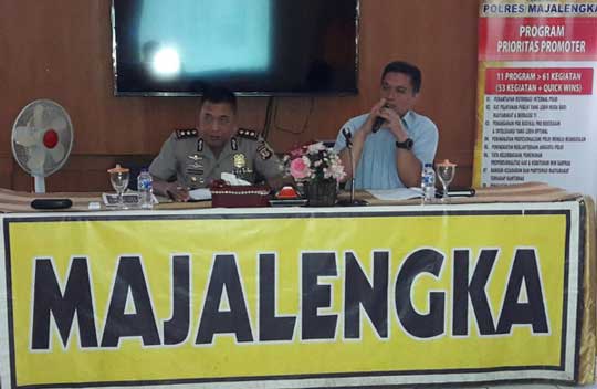 Polres dan KPU Majalengka Koordinasi Pengamanan Pilkada