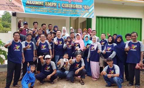 MR Dapat Dukungan dari Alumni SMPN 1 Cibingbin