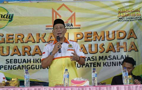 Atasi Pengangguran, Dudy Launching Program Gapura