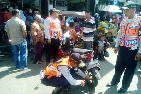 Dishub Gembok Puluhan Sepeda Motor