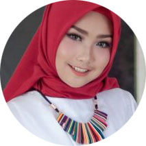 Fauziah Nur Azmi, Cantik dengan Berhijab