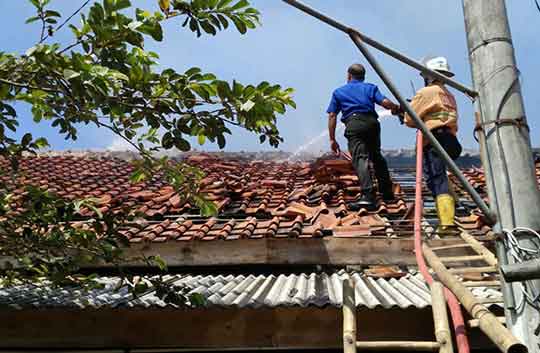 Dua Kali Rumah Milik Warga Ciloa Terbakar