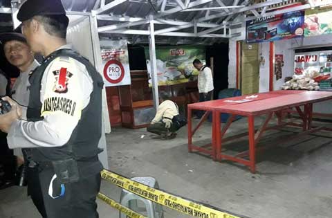 Polisi Segera Buat Sketsa Wajah Pelaku Penembakan Pemilik  Warung ‘Wong Brebes’