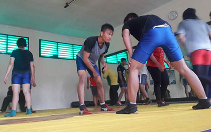Pegulat Kota Cirebon Dipuji Pelatih Asal Korea