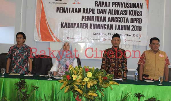 KPU Gelar Rapat Pemetaan Dapil