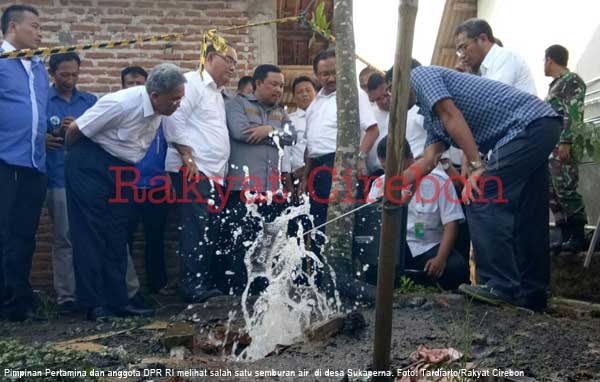 Fenomena Alam di Desa Sukaperna Berbeda  dengan Semburan di Sidoarjo