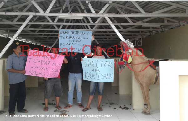 Shelter Cipto Dibilang Mirip Kandang Kuda, PKL Tak Mau Menempati