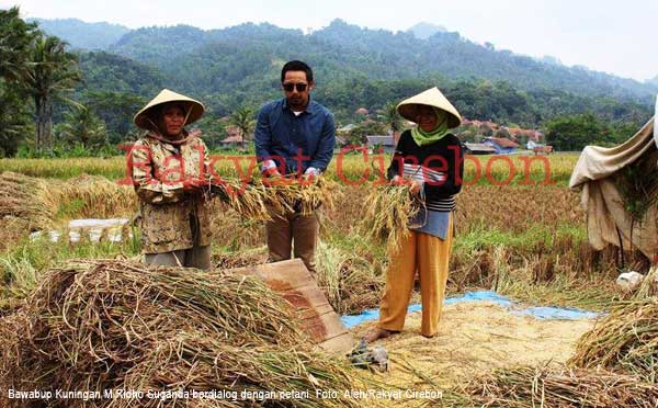 Ridho Turun ke Sawah, Dekati Petani Desa Cipakem