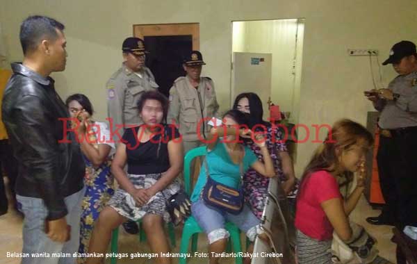 Sebelas Wanita Malam Diamankan Petugas di Warung Remang-remang