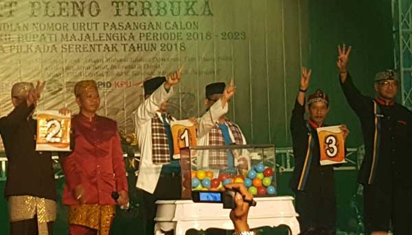 Kandidat: Nomor Urut Bawa Keberuntungan