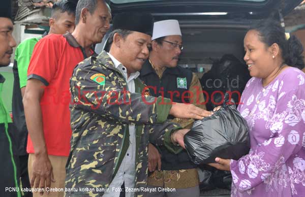 PCNU Salurkan Paket Sembako di Lokasi Banjir