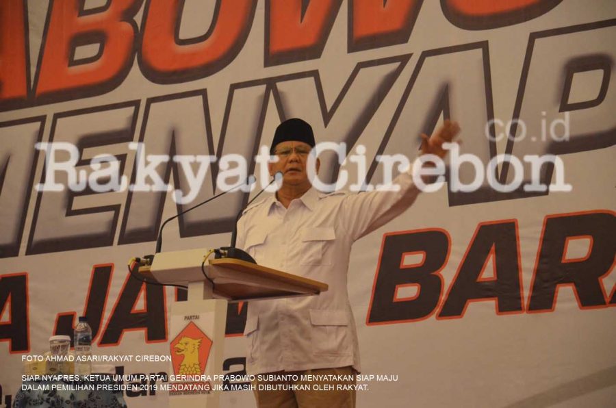 Prabowo Bantah Pesimis