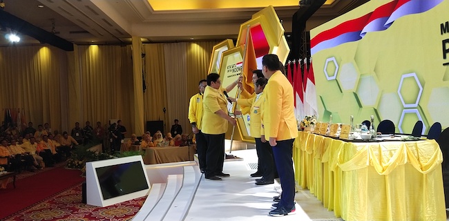 Sah, Airlangga Hartarto Kembali Pimpin Partai Golkar