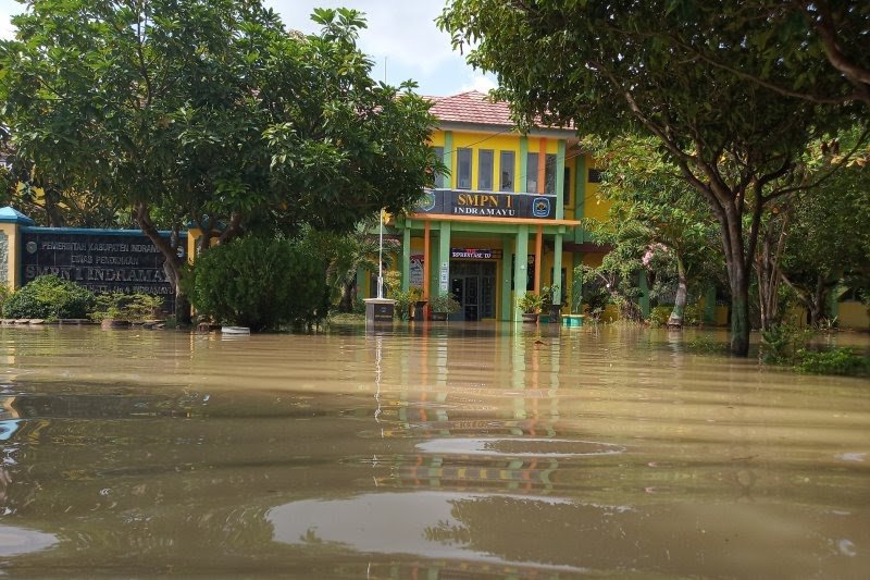 21 Sekolah Dasar di Indramayu Rawan Banjir dan Longsor