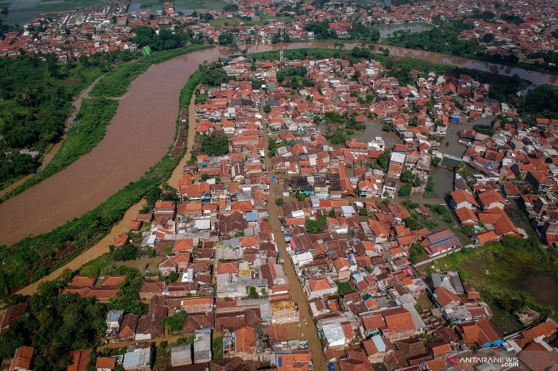 40.844 jiwa 5 Kecamatan di Kabupaten Bandung Terdampak Banjir