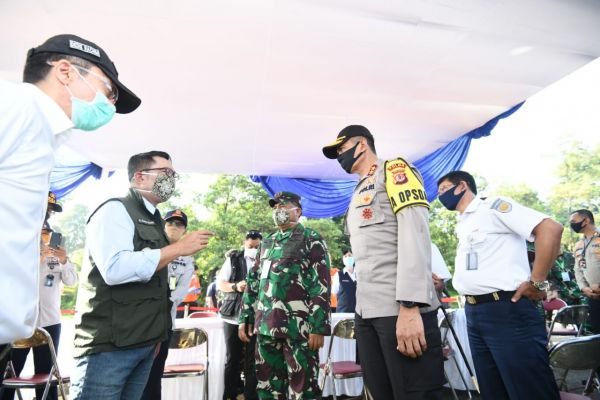 Ini Hasil Peninjauan Ridwan Kamil Saat PSBB Hari Pertama Kota Bogor