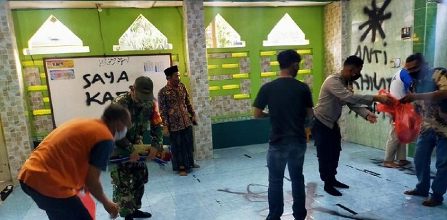 Polisi Amankan Satu Pelaku Terduga Vandalisme Mushola Darussalam