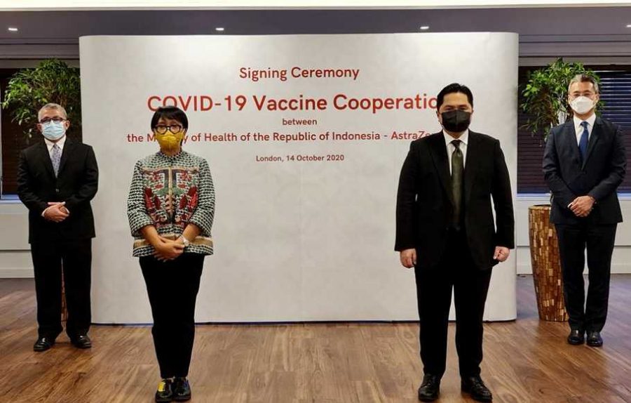 Indonesia Amankan Kebutuhan 100 Juta Vaksin Covid-19 dari AstraZeneca